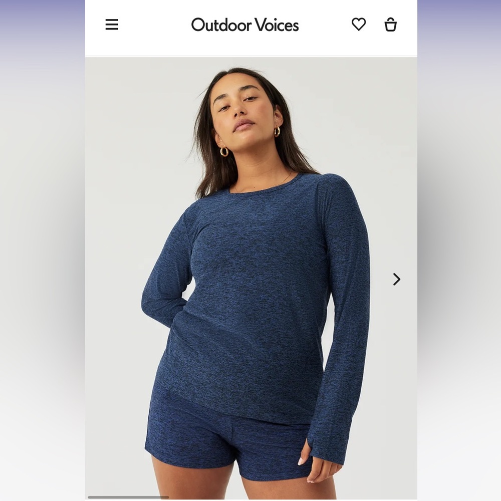 Outdoor Voices CloudKnit Long Sleeve